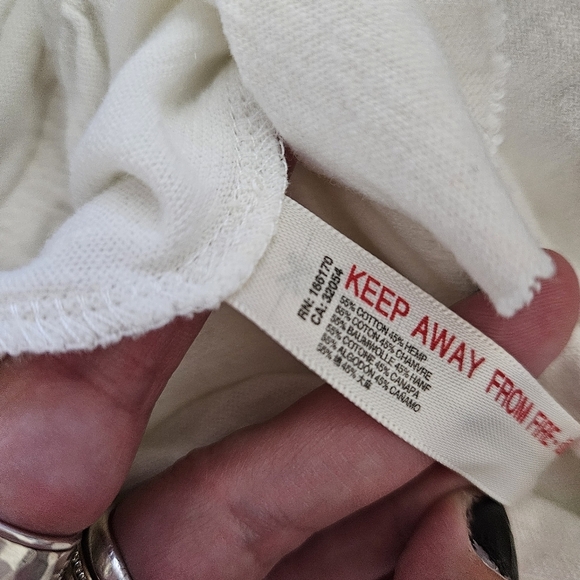 Free People Beach Women's Large White Long Sleeve Midi Dress V-neck Collared - Picture 12 of 12